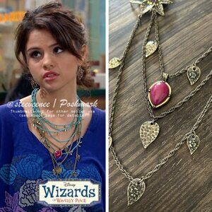 Layered Leaf Necklace ASO Alex Russo